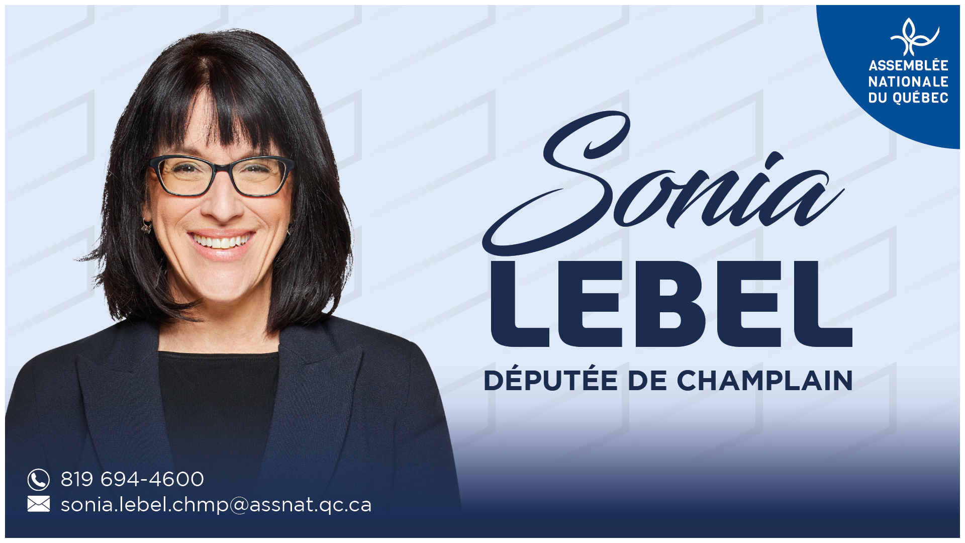 04_Sonia LeBel – Députée de Champlain